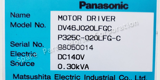 PANASONIC)DV46J020LFGC(P325C-020LFG-C) - 工控王國集團- Spare Parts